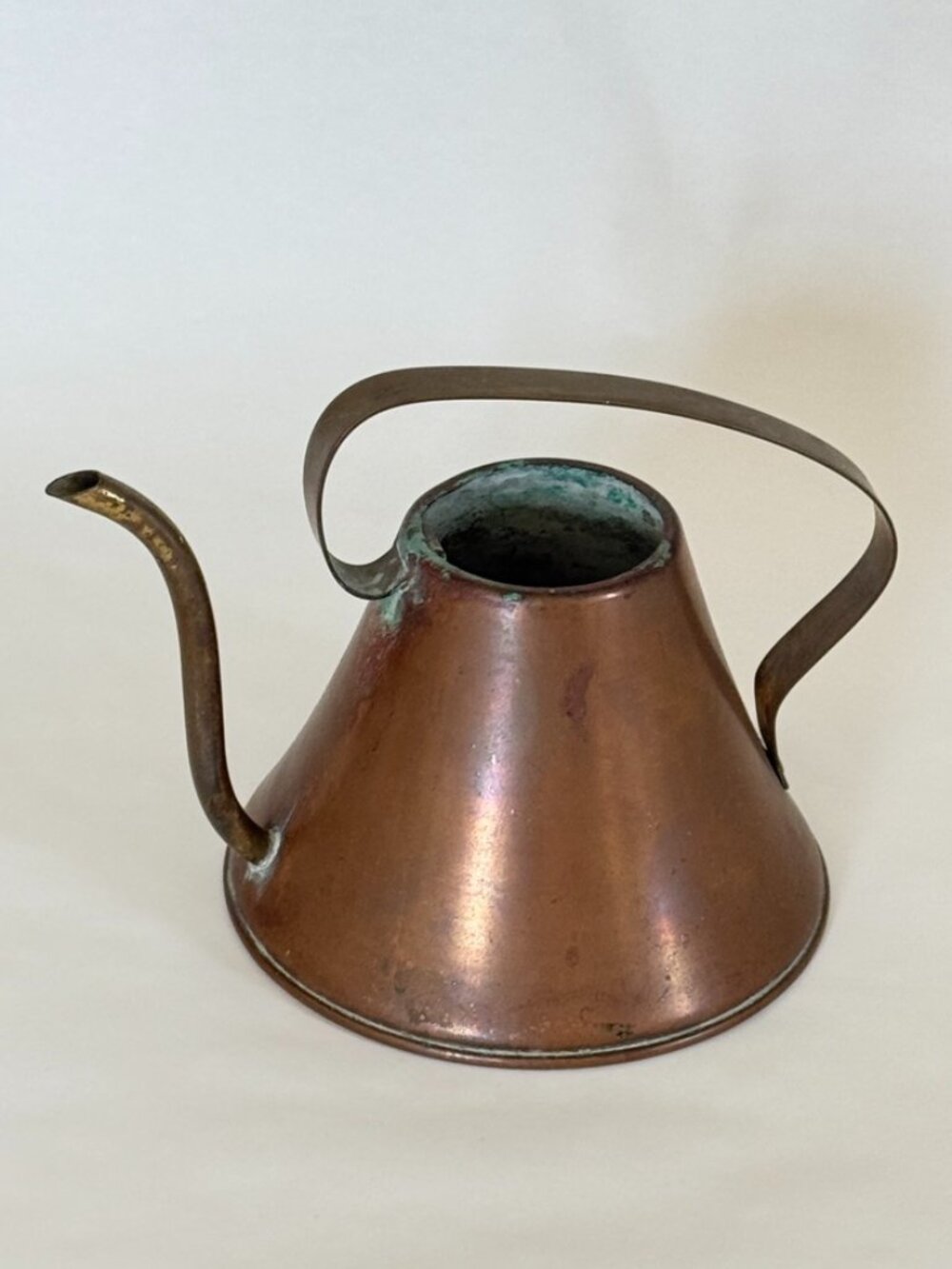 VINTAGE Copper and Brass Watering Can MCM Collectible